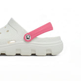 Easybird White Clog + Pink Strap