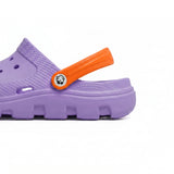 Easybird Purple Clog + Orange Strap