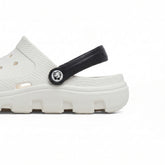 Easybird White Clog + Black Strap