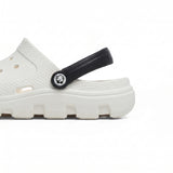 Easybird White Clog + Black Strap