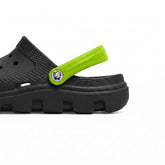 Easybird Black Clog + Neon Green Strap