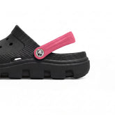 Easybird Black Clog + Pink Strap