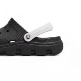 Easybird Black Clog + White Strap