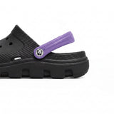 Easybird Black Clog + Purple Strap