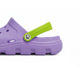 Easybird Purple Clog + Neon Green Strap