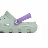 Easybird Green Clog + Purple Strap