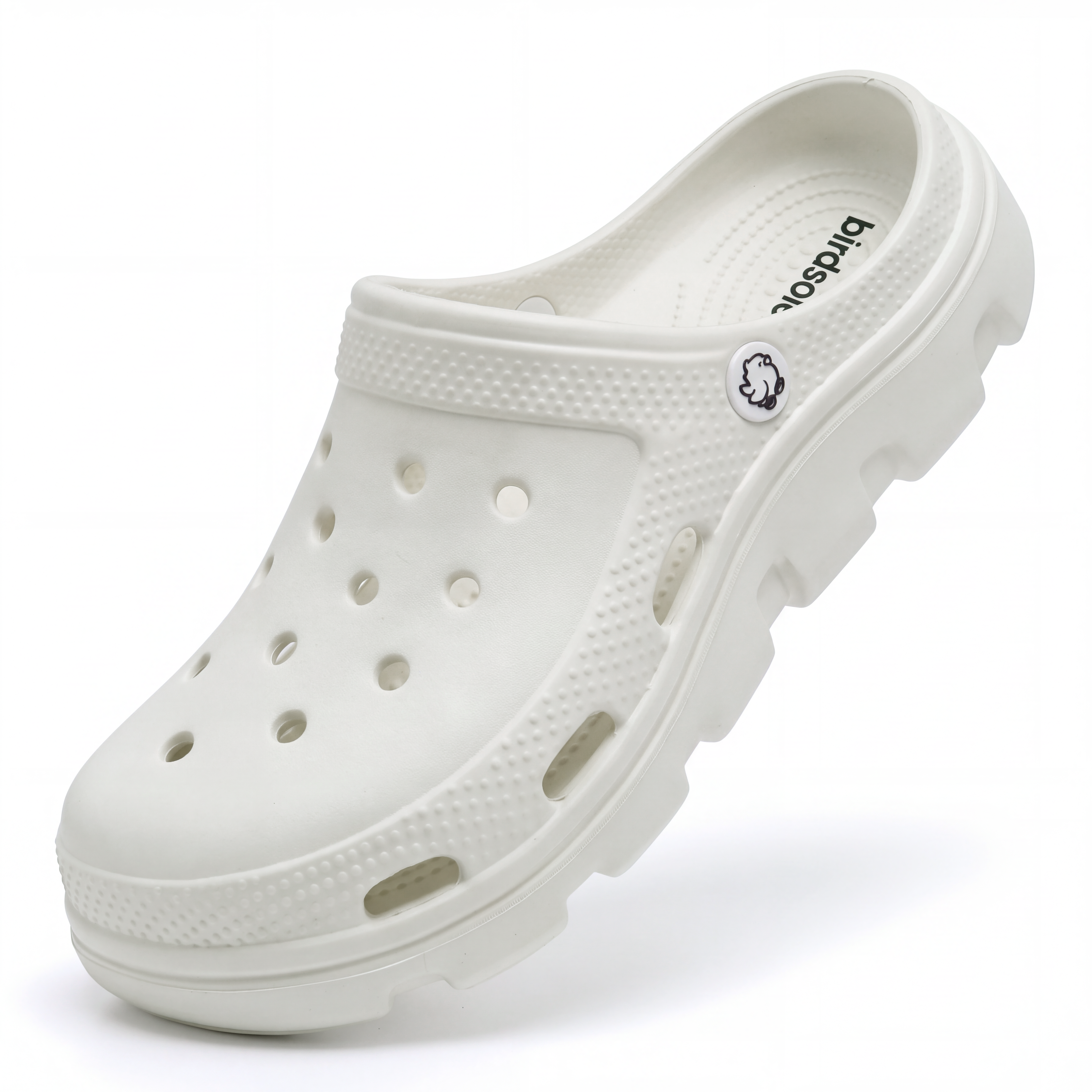 Easybird White Clog + Sage Strap